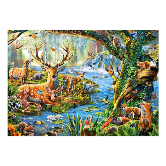 Selecta castorland legpuzzel forest life, 500st.