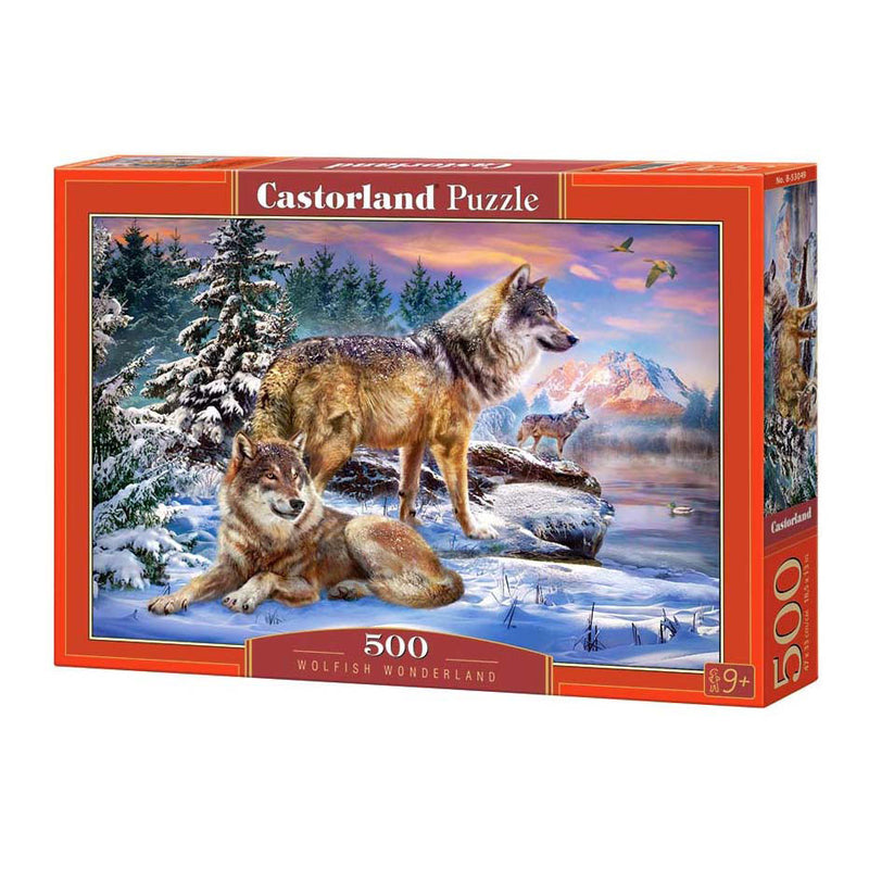 Load image into Gallery viewer, Castorland legpuzzel wolfish wonderland, 500st.
