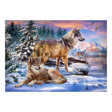 Castorland wolfish wonderland – puzzel – 500 stukjes – satijnen afwerking – perfecte pasvorm – europese kwaliteit
