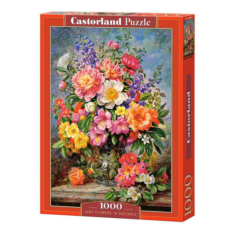 Load image into Gallery viewer, Selecta castorland legpuzzel june flowers in radiance, 1000st.
