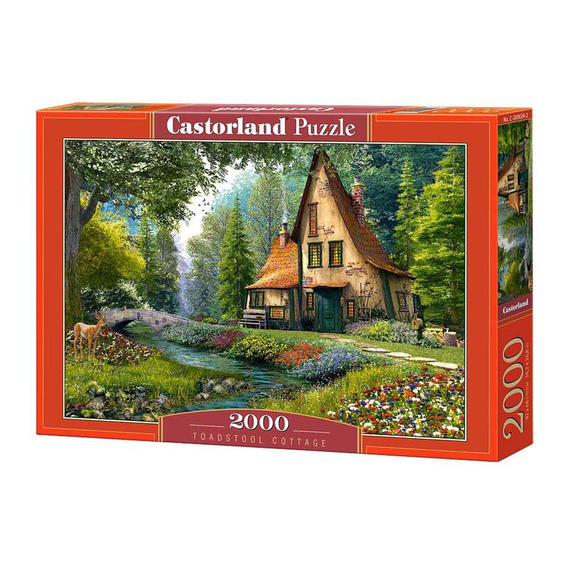 Load image into Gallery viewer, Castorland legpuzzel toadstool cottage, 2000st.
