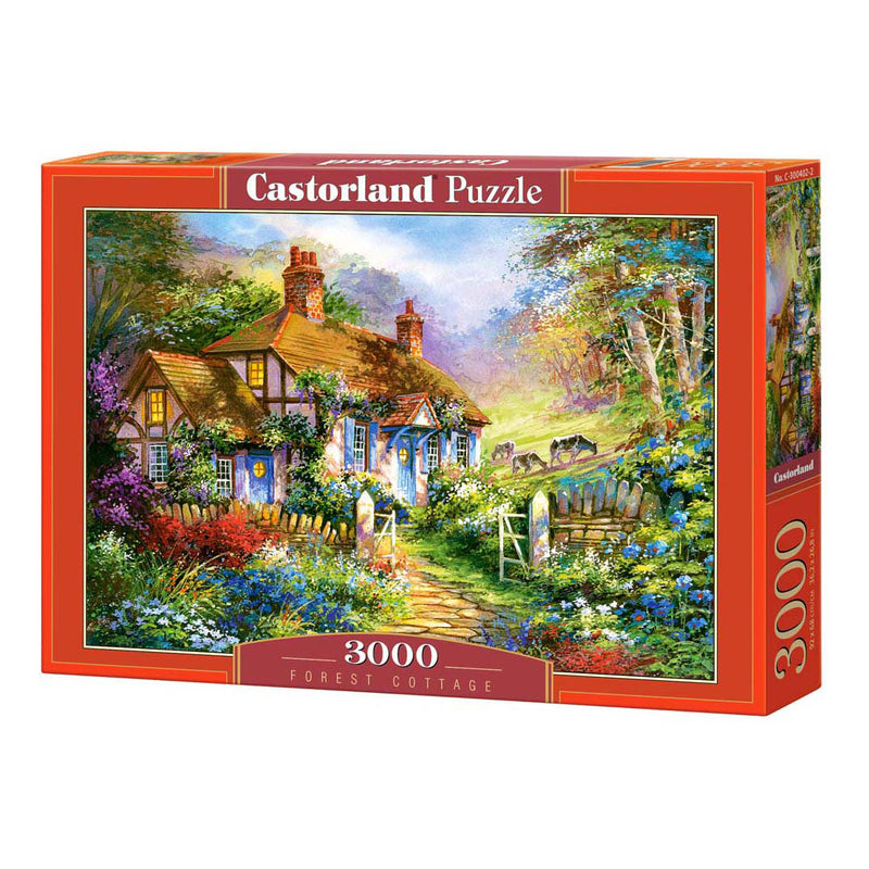 Load image into Gallery viewer, Selecta castorland legpuzzel forrest cottage, 3000st.
