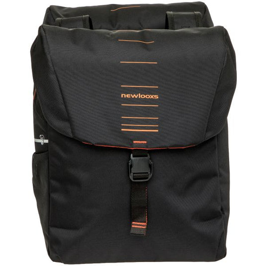 Newlooxs new looxs vigo 536.156 zwart oranje dubbeltas 40l
