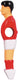 Buffalo tafelvoetbal pop 13 mm rood wit 4 stuks