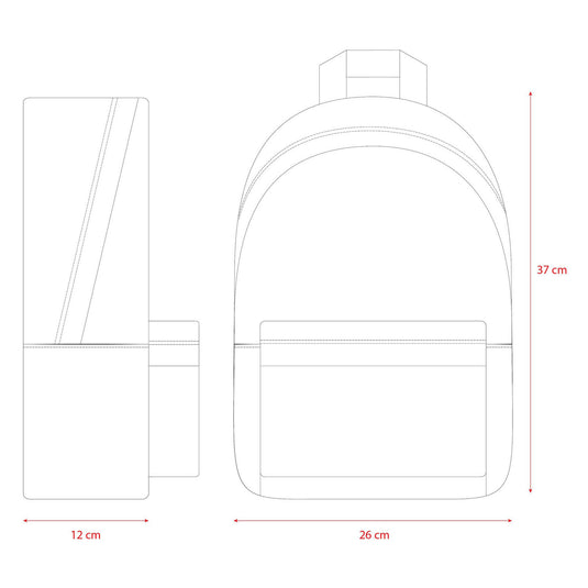 Vadobag rugzak milky kiss horse club