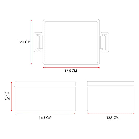 Vadobag lunchbox stitch let's eat