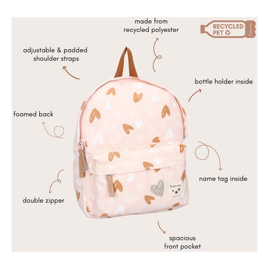 Kidzroom rugzak paris loving days hartjes