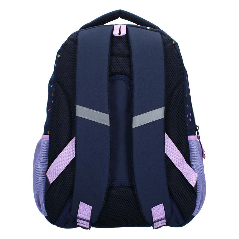 Load image into Gallery viewer, Milky kiss rugzak dotted delight paars gouden stippen, 3-vaks
