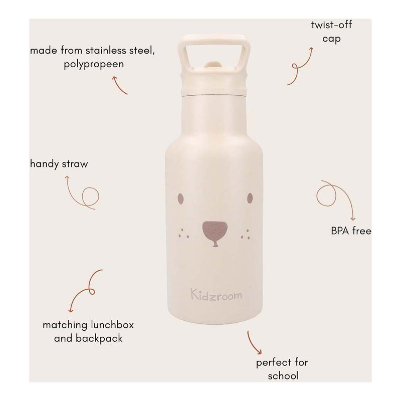 Load image into Gallery viewer, Kidzroom drinkfles sweet sips teddybeer, 350ml
