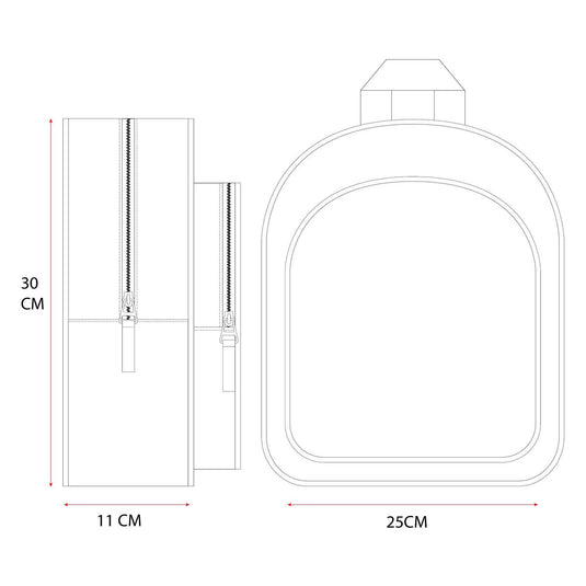 Vadobag fien en teun rugzak dierenvriendjes
