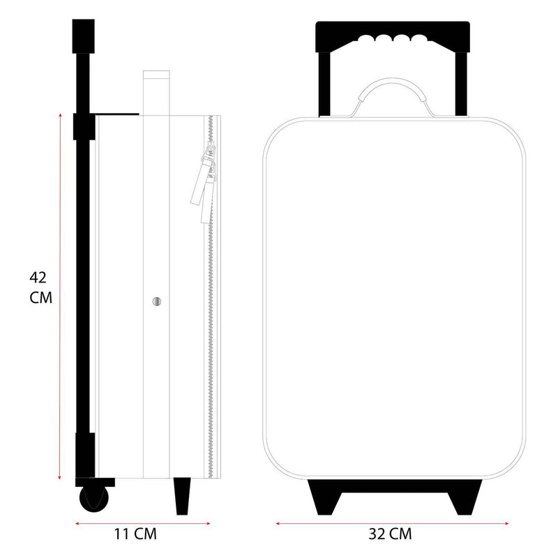 Load image into Gallery viewer, Vadobag bambi trolley koffer made to roll
