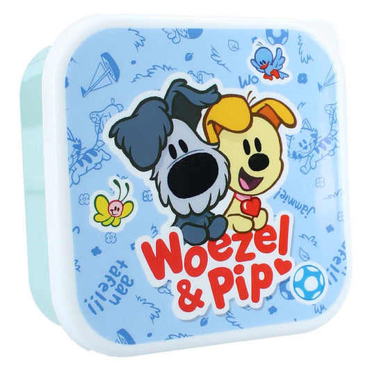 Vadobag woezel en pip snackbox 3 in 1 fresh bites | 2 stuks