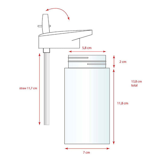 Vadobag gabby's poppenhuis drink up drinkfles, 450ml