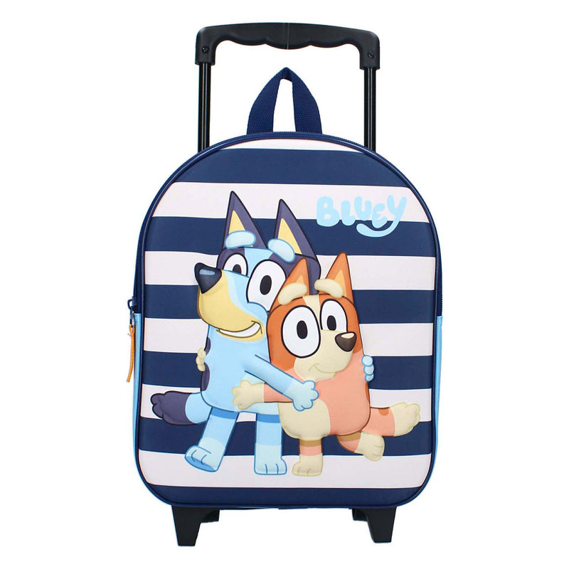 Load image into Gallery viewer, Vadobag bluey 3d trolley rugzak oh happy days

