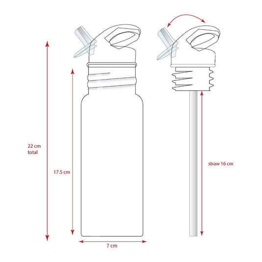 Vadobag drinkfles pret take a sip - 500ml