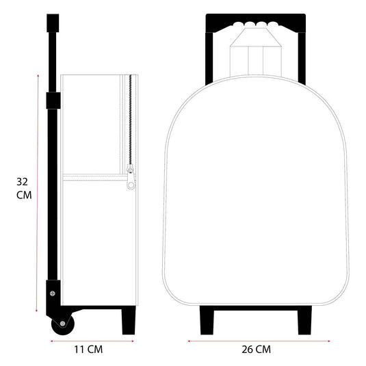 Vadobag trolley rugzak 3d frozen ii great escapes