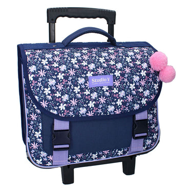 Vadobag milky kiss flower bomb trolley-boekentas