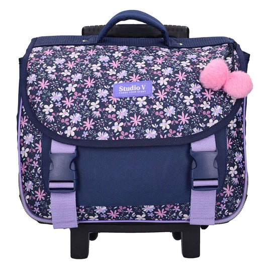 Vadobag milky kiss flower bomb trolley-boekentas
