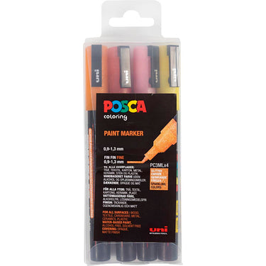 Https: www.cchobby.nl posca-marker-afm-pc-3m-lijndikte-0-9-1-3-mm-fijn-glitterkleuren-4-stuk-1-stuk