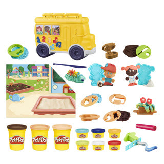 Load image into Gallery viewer, Playdoh een dag school speelset
