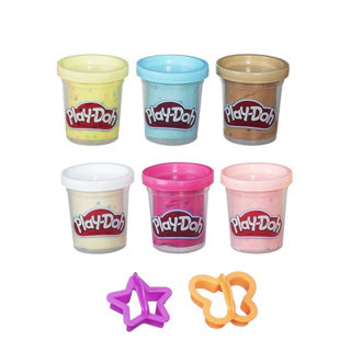Hasbro play-doh confetti 6 pack | 4 stuks