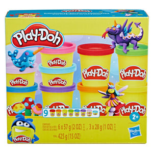 Playdoh 9-pack assorti | 3 stuks