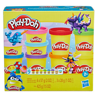 Playdoh 9-pack assorti | 3 stuks