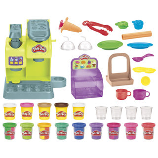 Load image into Gallery viewer, Hasbro playdoh regenboog shimmer cafe speelset
