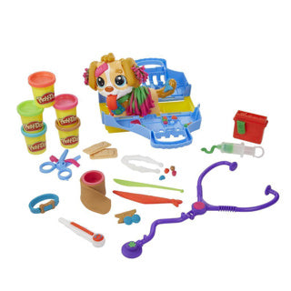 Hasbro play-doh dierenarts speelset - boetseerklei - inclusief 5 play-doh potjes - knutselen voor kinderen