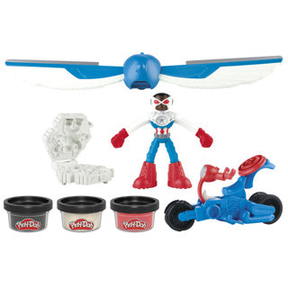 Playdoh captain america moto-slicer | 2 stuks