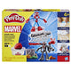 Play-doh marvel spider-man werp en snij speelset - boetseerklei - inclusief 2 figuren
