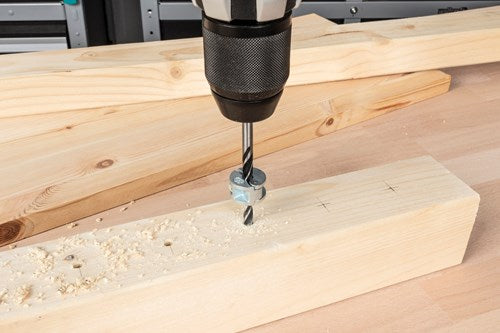 Load image into Gallery viewer, Wolfcraft dieptestops | voor boren | ø6, 8, 10mm | 3 stuks - 2755000
