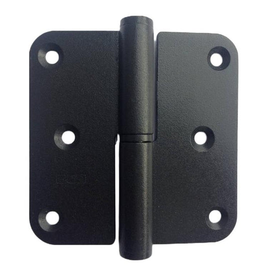 Yale 1067395 - 3 paumellen inox mat zwart afger.hoek links 80x80mm | 4 stuks