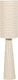 Woood loft vloerlamp - metaal bouclé - naturel met strepen 130xø30 cm