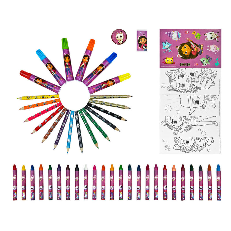 Load image into Gallery viewer, Gabby&#39;s Poppenhuis Kleurkoffer, 51dlg.
