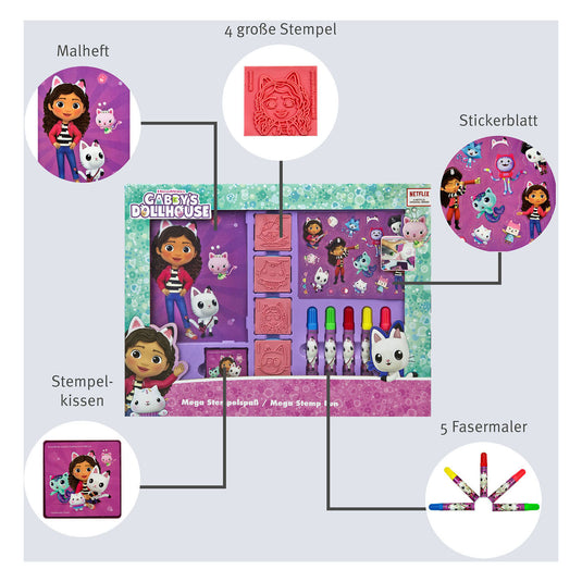 Undercover gabby's poppenhuis mega stempelset
