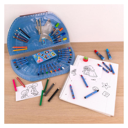 Undercover super mario kleurkoffer, 51dlg.