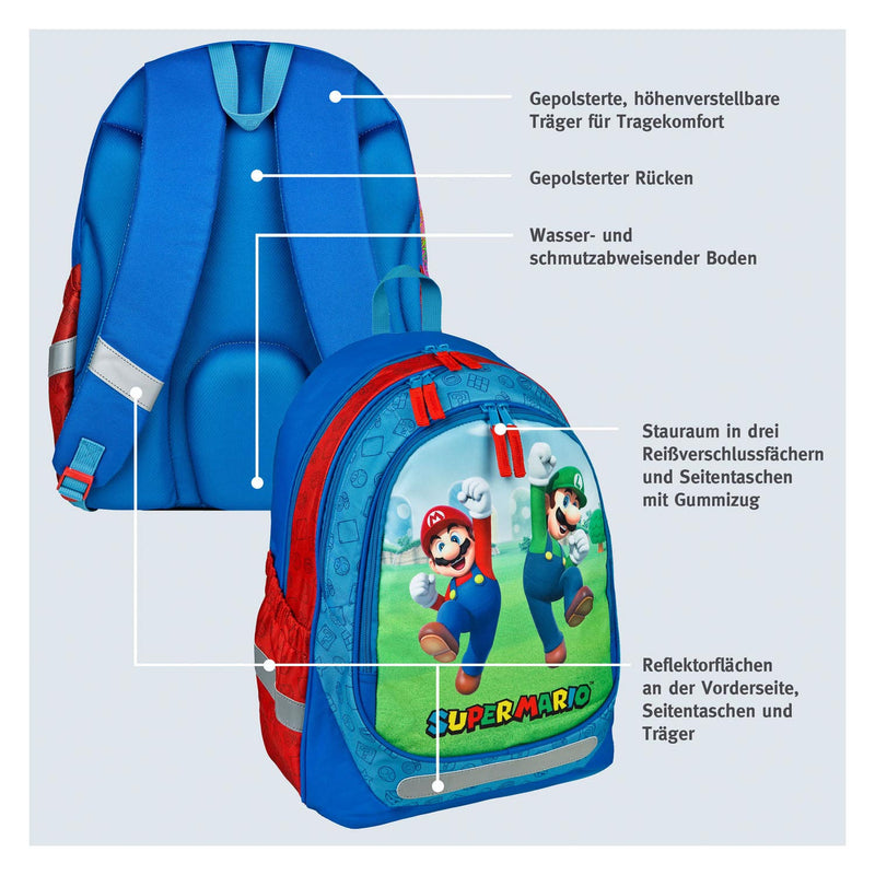 Load image into Gallery viewer, Undercover super mario schoolrugzak
