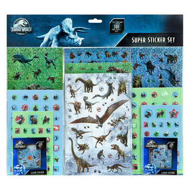 Undercover super stickerset jurassic world
