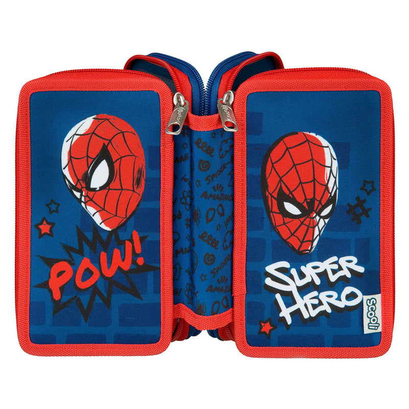 Load image into Gallery viewer, Undercover 3-Vaks Gevulde Etui Spiderman

