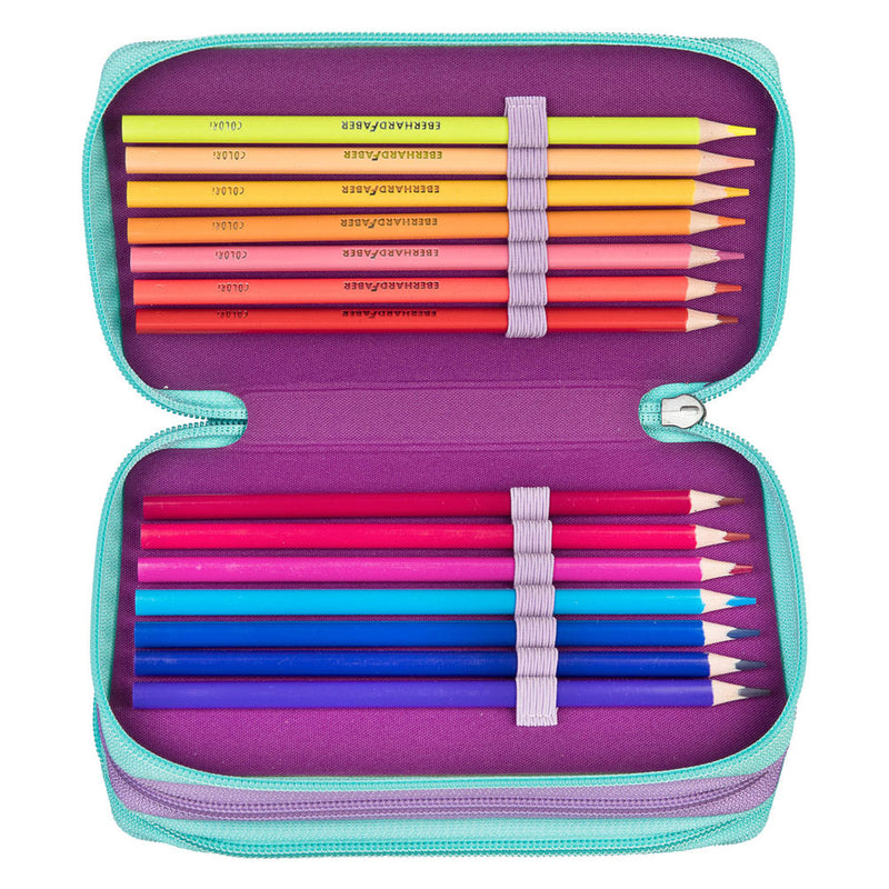 Load image into Gallery viewer, Undercover etui disney frozen 3-vaks gevuld schoolset multi kleuren.
