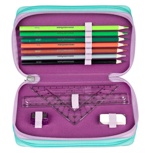 Undercover etui disney frozen 3-vaks gevuld schoolset multi kleuren.