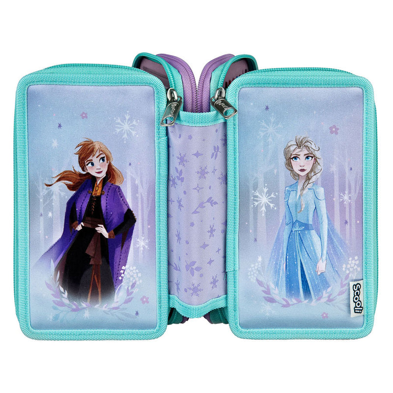 Load image into Gallery viewer, Undercover etui disney frozen 3-vaks gevuld schoolset multi kleuren.
