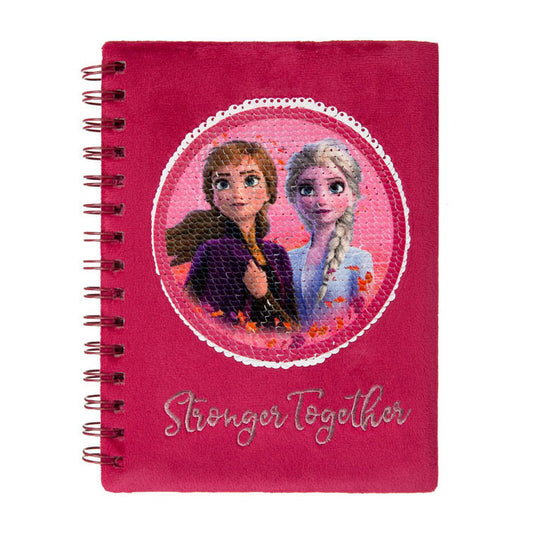 Undercover notitieboek a5 disney frozen met pailletten