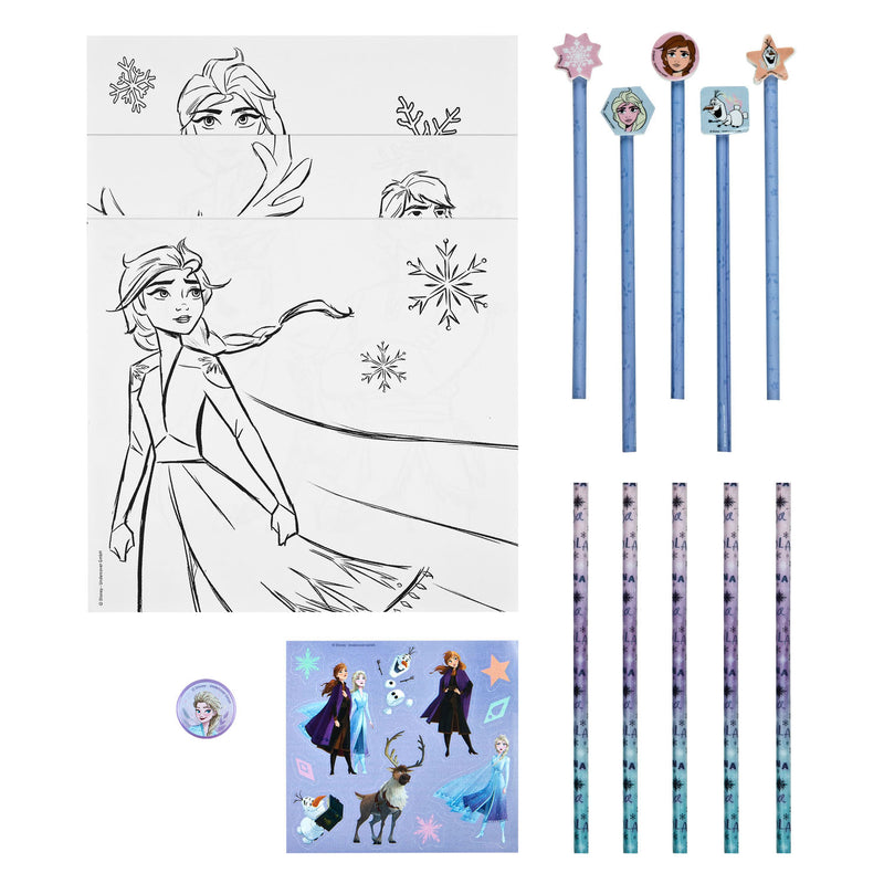 Load image into Gallery viewer, Undercover kleurset met gummen frozen, 29dlg.
