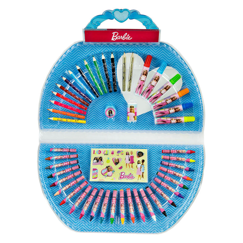 Load image into Gallery viewer, Undercover kleurkoffer barbie, 51dlg.
