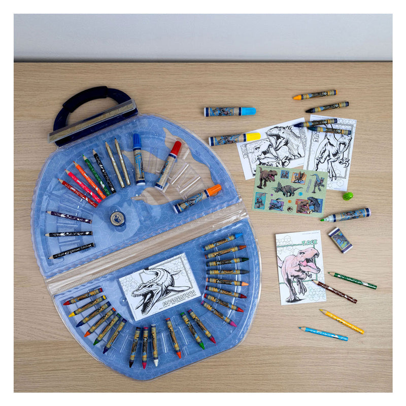 Load image into Gallery viewer, Undercover kleurkoffer jurrasic world, 51dlg.
