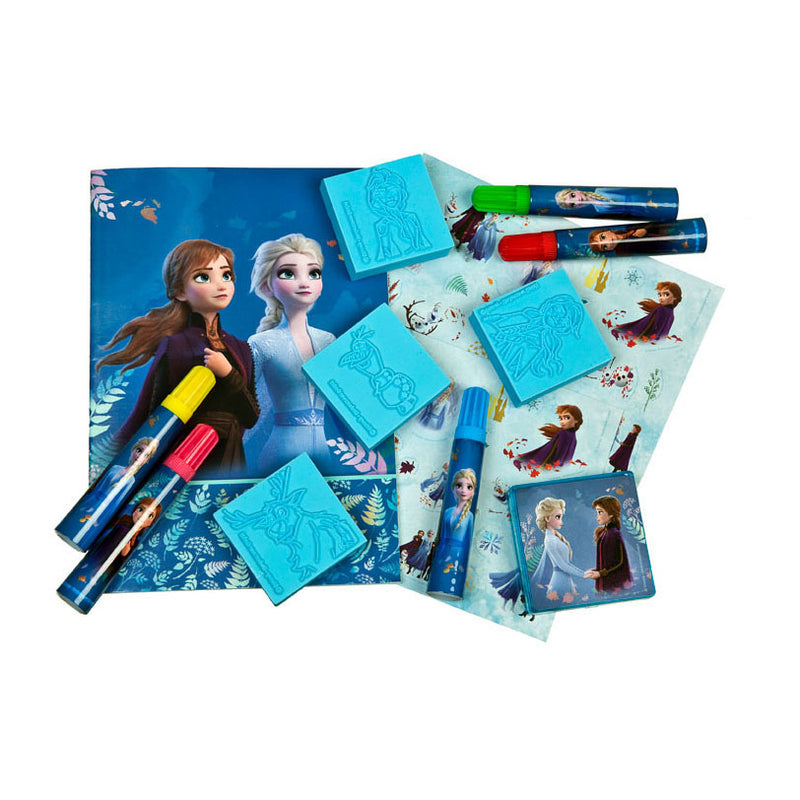 Load image into Gallery viewer, Undercover mega stempel- en kleurset frozen
