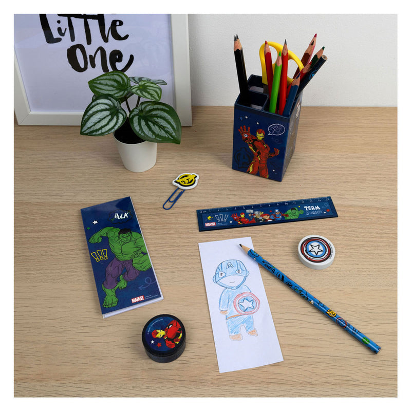Load image into Gallery viewer, Undercover avengers bureauset - 6-delig - stationery voor kinderen.
