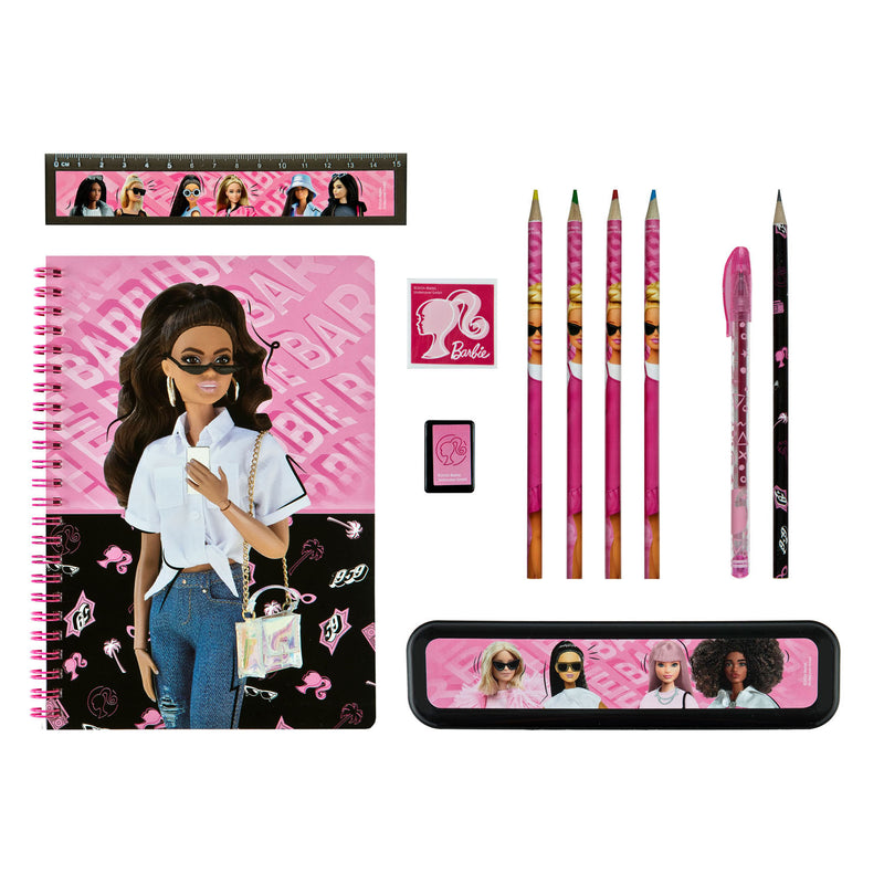 Load image into Gallery viewer, Undercover notitie en schrijfset barbie
